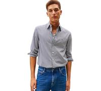 Tommy Hilfiger Men Flex POPLIN Big Gingham RF Shirt MW0MW41713 L/S Shirt, Black, XXL