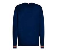 Tommy Hilfiger Men Global Stripe Crew Nk Pullovers, Blue, XL