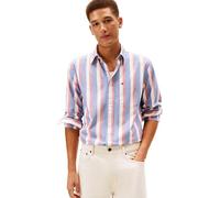 Tommy Hilfiger Men Heritage Oxford ICON STP Shirt MW0MW41695 L/S Shirt, Blue, M