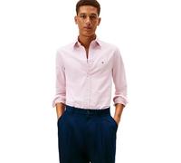 Tommy Hilfiger Men Heritage Oxford Stripe RF Shirt MW0MW36238 L/S Shirt, RED, M