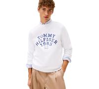 Tommy Hilfiger Men HILFIGER ARCH SWEATSHIRT MW0MW41426 Pullover Sweatshirt, WHITE, S