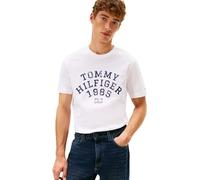 Tommy Hilfiger Men Hilfiger Arch TEE MW0MW41470 S/S T-Shirt, White, XXL
