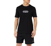 Tommy Hilfiger Men Hilfiger Track Graphic Tee S/S T-Shirts, Black, L