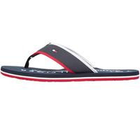 Tommy Hilfiger Men HILFIGER TUMBLE BEACH SANDAL FM0FM05710 Flip Flops, BLUE (Desert Sky), 48