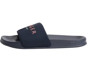 Tommy Hilfiger Men Hilifger Neoprene Pool Slide FM0FM05898 Slides, BLUE, 8