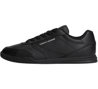 Tommy Hilfiger Men LoPro Cup Leather FM0FM05677 Low Top, Black (Black), 43