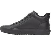 Tommy Hilfiger Men NU Harlem Street Cleat MID 3A FM0FM05704 Mid Top, Black (Black), 42