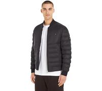 Tommy Hilfiger Men Packable Recycled Quilt Bomber Woven Jackets, XL, Black