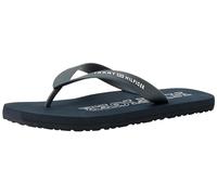 Tommy Hilfiger, Men, Rubber Hilfiger Beach Sandal, Flip Flop, Blue, 6.5