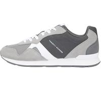 Tommy Hilfiger Men Runner ICON Mix FM0FM05679 Low Top, Grey (Universal Grey), 46
