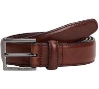 Tommy Hilfiger Men’s 3.0 cm Hudson Leather Belt, Brown (Coffee Bean), 43.3 inches