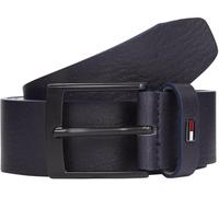 Tommy Hilfiger Men’s 3.5 cm Adan Leather Belt, Blue (Space Blue), 31.5 inches