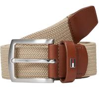 Tommy Hilfiger Men’s 3.5 cm Denton Elastic Braided Belt, Beige (Horseradish), 35.4 inches