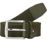 Tommy Hilfiger Men’s 3.5 cm Denton Elastic Braided Belt, Green (Army Green), 33.5 inches