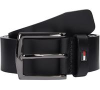 Tommy Hilfiger Men’s 3.5 cm Denton Leather Belt, Black (Black), 55.1 inches