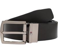Tommy Hilfiger Men’s 3.5 cm Denton Reversible Leather Belt, Brown (Testa Di Moro/Black), 31.5 inches