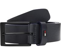Tommy Hilfiger Men’s 3.5 cm Layton Leather Belt, Blue (Space Blue), 33.5 inches