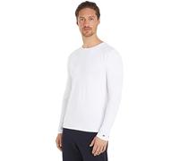 Tommy Hilfiger Men’s 3 Pack Basic Long Sleeve Tops, Multicolor (White/White/White), XL