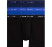 Tommy Hilfiger Men’s 3 Pack Boxer Briefs with Logo Waistband, Multicolor (Nob Blu/Prp Nvy/Blk), M