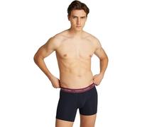 Tommy Hilfiger Men’s 3 Pack Cotton Boxer Briefs, Multicolor (Heritage Plum/Unity Blue/White), M