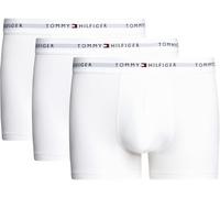 Tommy Hilfiger Men’s 3 Pack Cotton Trunks, White (White/White/White), M