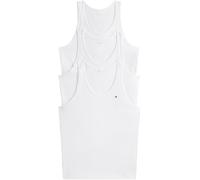 Tommy Hilfiger Men’s 3 Pack Round Neck Tank Tops, White (White/White/White), M