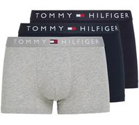 Tommy Hilfiger Men’s 3 Pack Trunks Underwear, Multicolor (Des Sky/Grey Htr/Des Sky), M