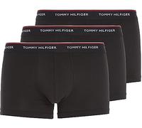 Tommy Hilfiger Men’s 3 Pack Trunks with Logo Waistband, Black (Blk/Blk/Blk), M
