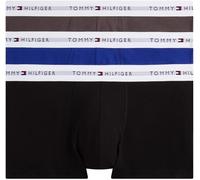 Tommy Hilfiger Men’s 3 Pack Trunks with Logo Waistband, Multicolor (Blk/Drk Ash/Wdg Blu), L