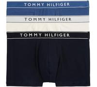 Tommy Hilfiger Men’s 3 Pack Trunks with Logo Waistband, Multicolor (Des Sky/Calico/Fssl Blue), XL