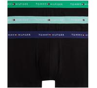 Tommy Hilfiger Men’s 3 Pack Trunks with Logo Waistband, Multicolor (Mint Jade/Olympic Grn/Prp Nvy), M