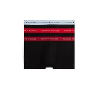 Tommy Hilfiger Men’s 3 Pack Trunks with Logo Waistband, Multicolor (Prim Red/Reg Red/Vess Blu), XXL