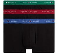 Tommy Hilfiger Men’s 3 Pack Trunks with Logo Waistband, Multicolor (Reg Red/Blu Awrd/Nouv Green), XXL