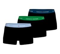 Tommy Hilfiger Men’s 3 Pack Trunks with Logo Waistband, Multicolor (Swt Blu/Prim Grn/Dp Ind), S-M