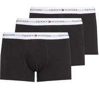 Tommy Hilfiger Men’s 3 Pack Trunks with Logo Waistband, Multicolor (Th Wht/Th Wht/Th Wht), L
