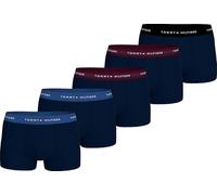 Tommy Hilfiger Men’s 5 Pack Cotton Trunks, Multicolor (Bright Blue/Grape Valley/Black), M