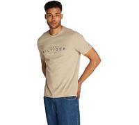 Tommy Hilfiger Men’s Big Short Sleeve Regular Fit T-Shirt, Beige (Sandalwood), S