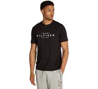 Tommy Hilfiger Men’s Big Short Sleeve Regular Fit T-Shirt, Black (Black), XXL