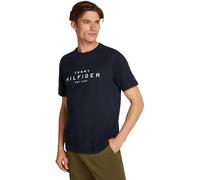 Tommy Hilfiger Men’s Big Short Sleeve Regular Fit T-Shirt, Blue (Desert Sky), XS