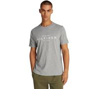 Tommy Hilfiger Men’s Big Short Sleeve Regular Fit T-Shirt, Grey (Medium Grey Heather), S