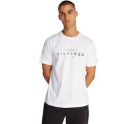 Tommy Hilfiger Men’s Big Short Sleeve Regular Fit T-Shirt, White (White), XS