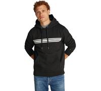 Tommy Hilfiger Men’s Central Chest Stripe Hoodie, Black (Black), S