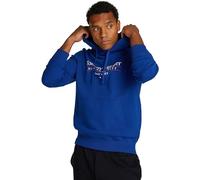 Tommy Hilfiger Men’s Centre Stack Hoodie with Logo, Blue (Wedge Blue 000131), XS