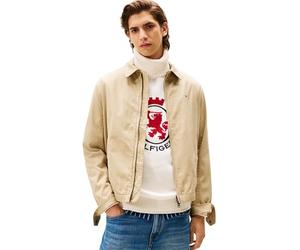 Tommy Hilfiger Men’s Classic Ivy Transitional Jacket with Zip, Beige (Surplus Khaki), XXL