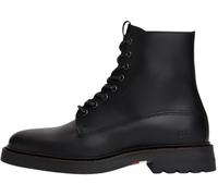 Tommy Hilfiger Men’s Comfort Leather Ankle Boots, Black (Black), 11