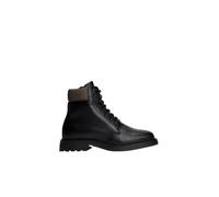 Tommy Hilfiger Men’s Comfort Leather Ankle Boots, Black (Black), 9