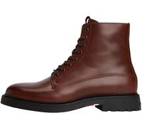 Tommy Hilfiger Men’s Comfort Leather Ankle Boots, Brown (Winter Cognac), 9