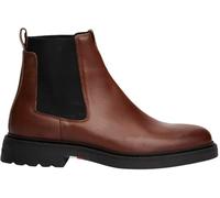 Tommy Hilfiger Men’s Comfort Leather Chelsea Boots, Brown (Winter Cognac), 10.5