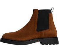 Tommy Hilfiger Men’s Comfort Suede Chelsea Boots, Brown (Coconut Grove), 8