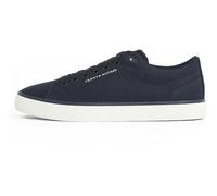 Tommy Hilfiger Men’s Core Canvas Low Top Vulcanised Trainers, Blue (Desert Sky), 7